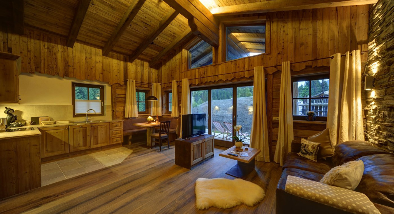 Bild eines Chalets von Innen